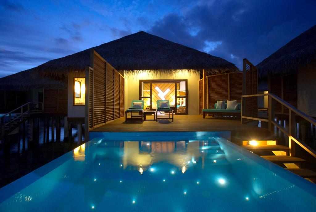 Water Bungalow with Pool Image